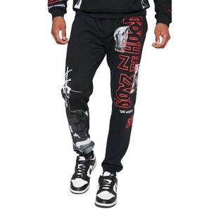 Boyz N The Hood Joggers Men's Sz L Graphic Print Pants Black Sweatpants Unisex+